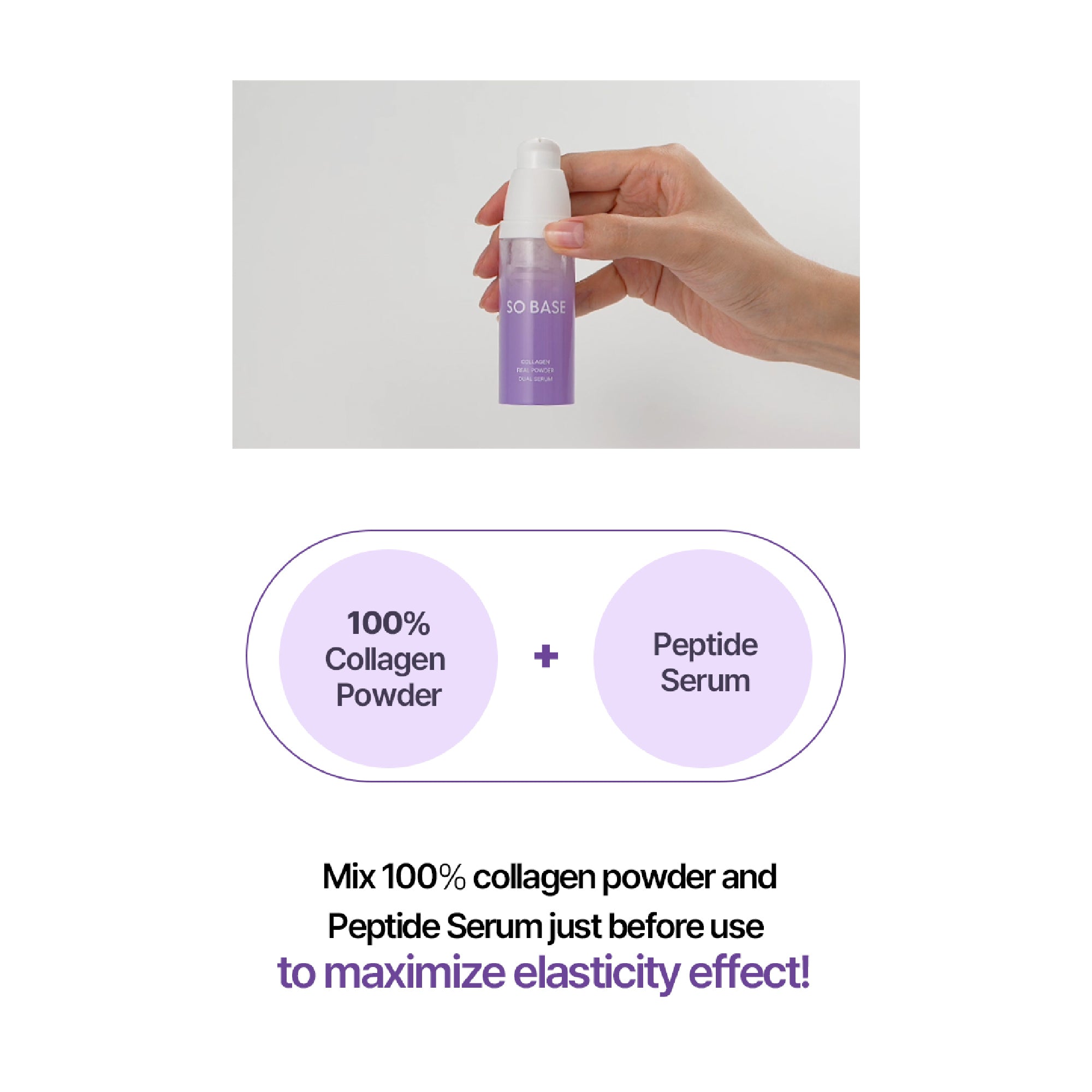 100% Pure Collagen Powder Serum - Instant Face Lift & Wrinkle Filler Glow for Sagging Skin