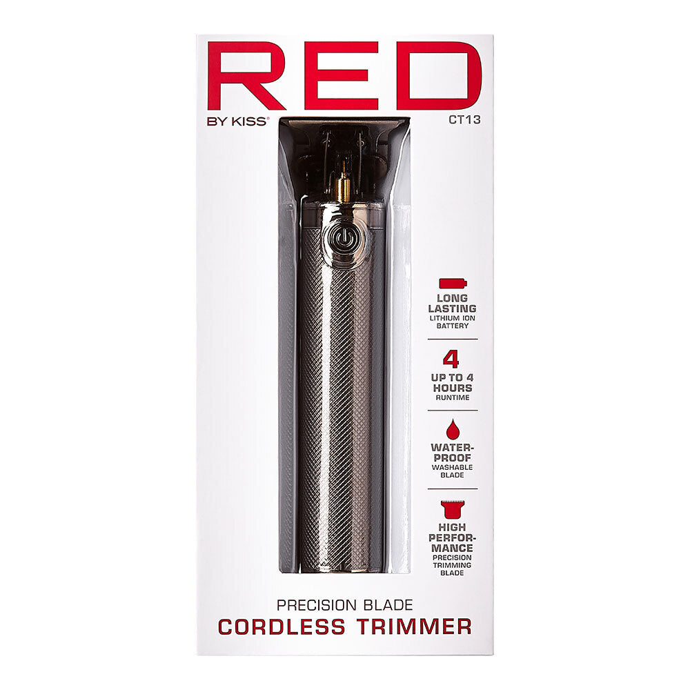 Red by Kiss Precision Blade Cordless Trimmer - Cool Gray Red by Kiss Precision Blade Cordless Trimmer - Cool Gray