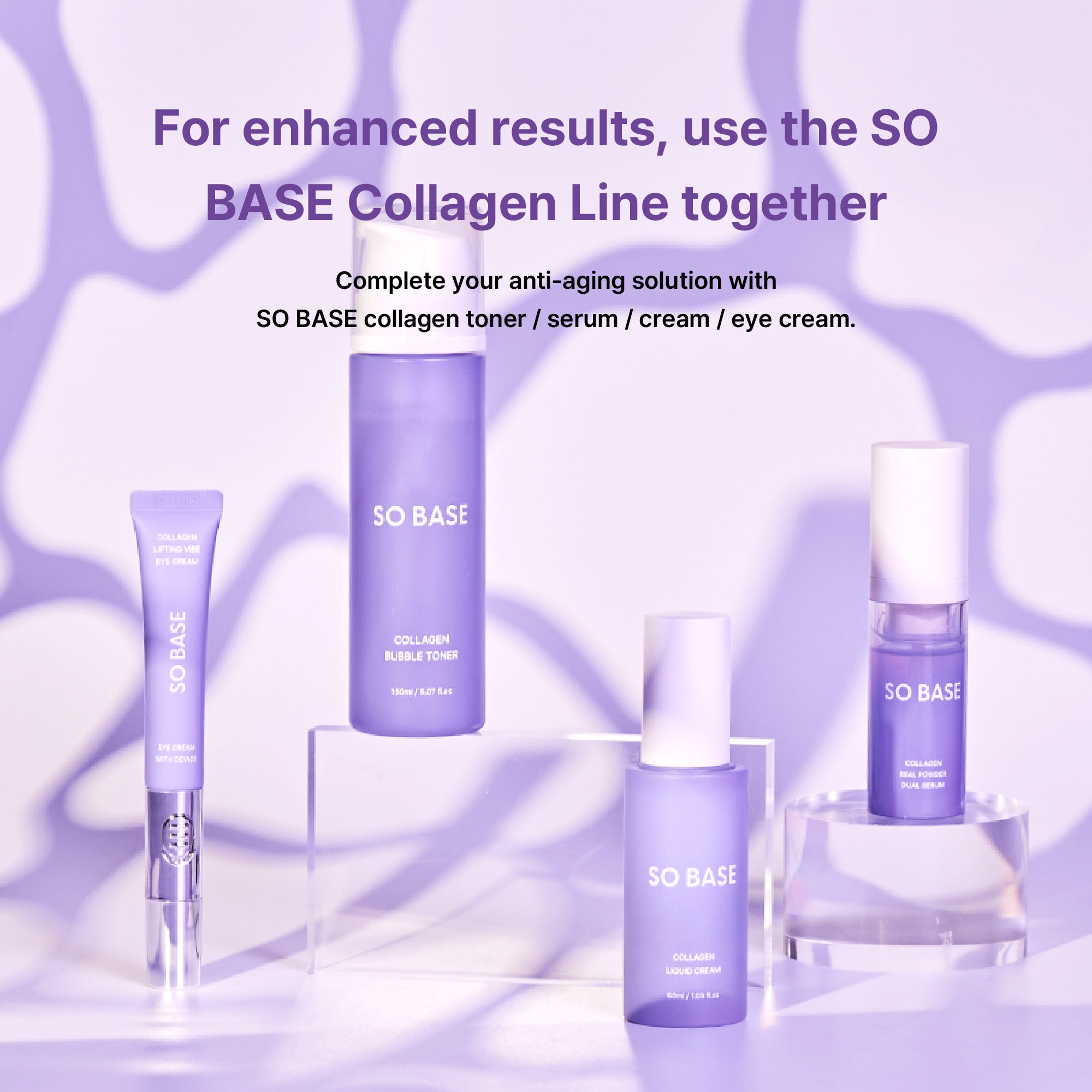 SOBASE Collagen Bubble Toner - Instant Glow & Anti-Aging with 7 Peptides