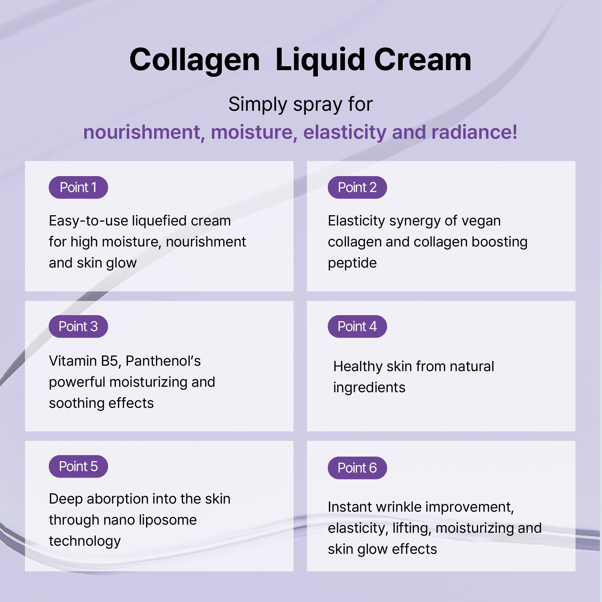 SOBASE Collagen Liquid Cream Spray-On Double Layer Moisturizer for Glass Skin