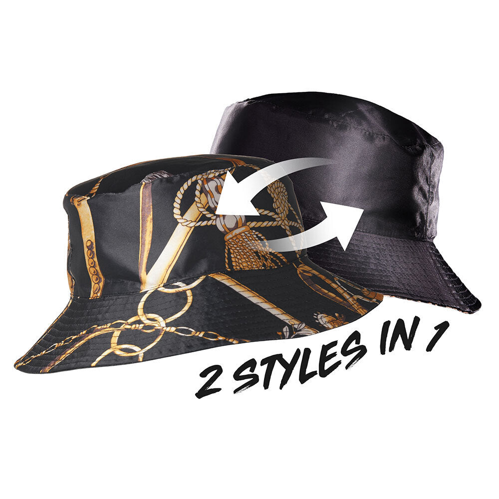 RED by KISS Reversible Satin Bucket Hat - Luxury – Ivy Beauty RED by KISS Reversible Satin Bucket Hat - Luxury – Ivy Beauty
