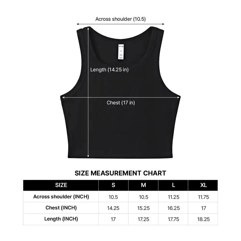 FH321_FH322_FH323_FH324_extra_004 "Arria Ribbed Crop Tank Top – Women’s Soft Slim Fit Scoop Neck Sleeveless Shirt, additional product view 4."