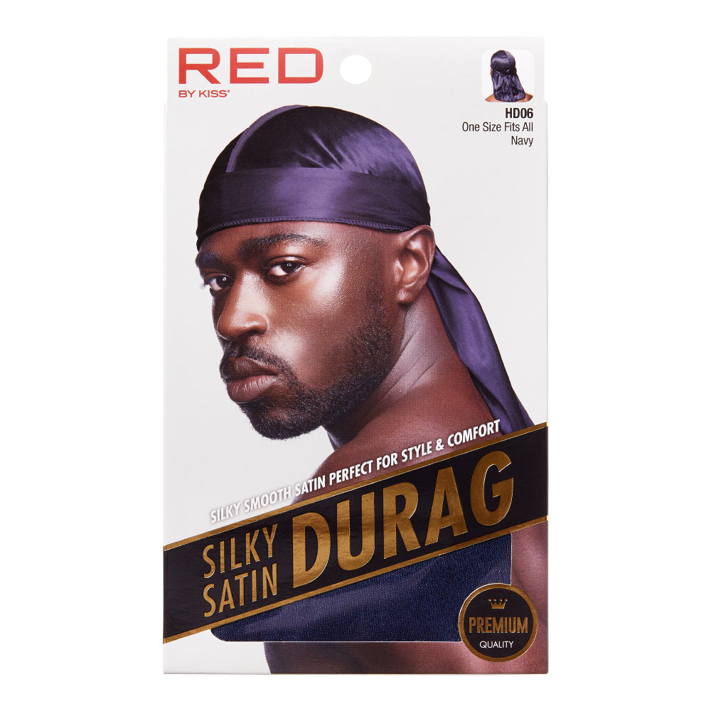 RED by KISS Silky Satin Premium Smooth Silky Durag for Men & Women
