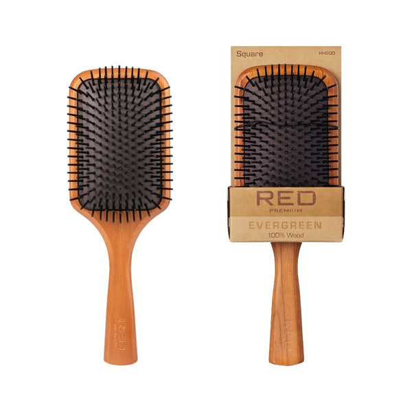 RED by KISS Evergreen Wooden Square Paddle Hair Brush – Ivy Beauty