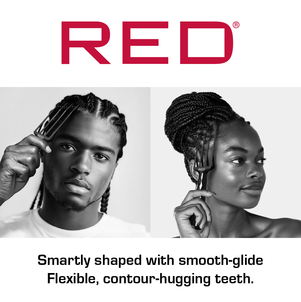 Magic Touch Scalp Scratcher – Flexible Teeth, Itch Relief, Scalp Exfoliation & Braid-Friendly Design