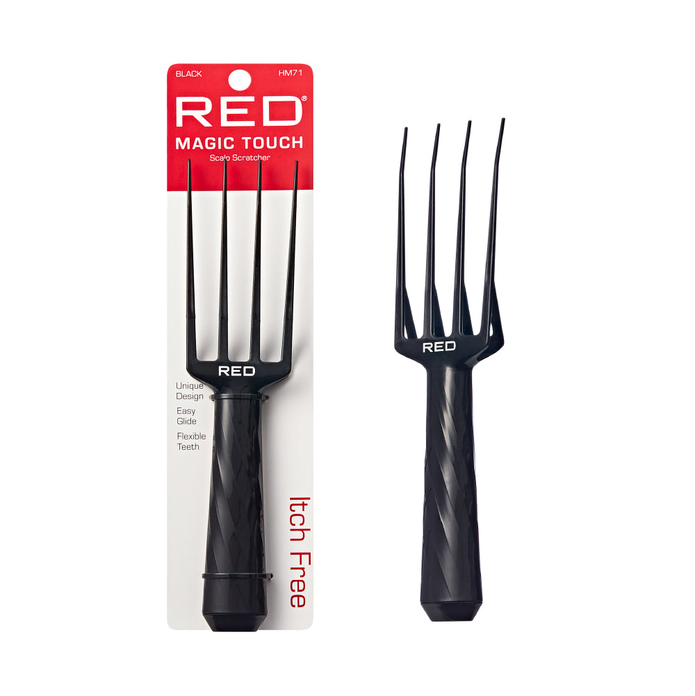Magic Touch Scalp Scratcher – Flexible Teeth, Itch Relief, Scalp Exfoliation & Braid-Friendly Design