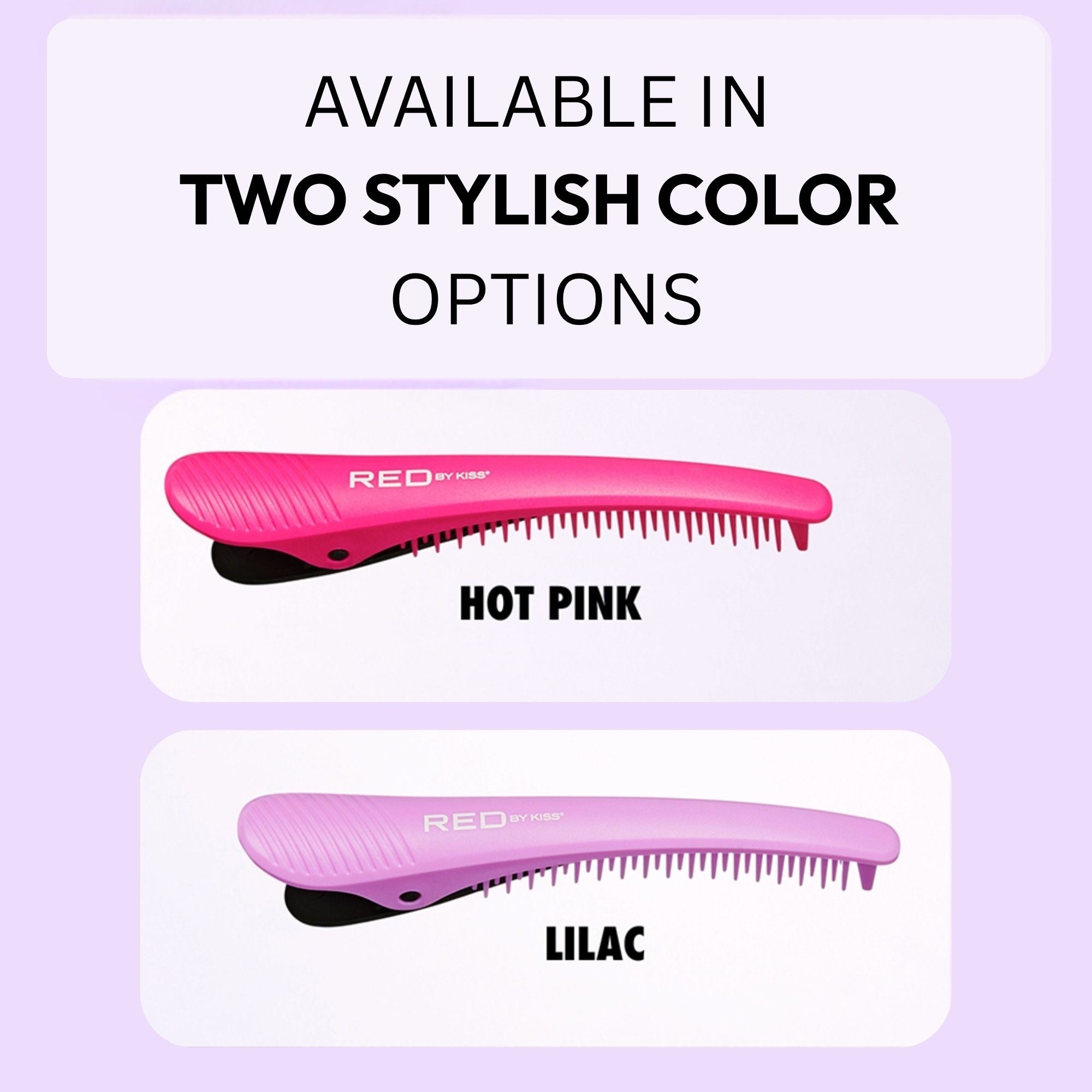 RED by KISS Maxgator Hair Clips for Styling Thick Hair – 2 Pack