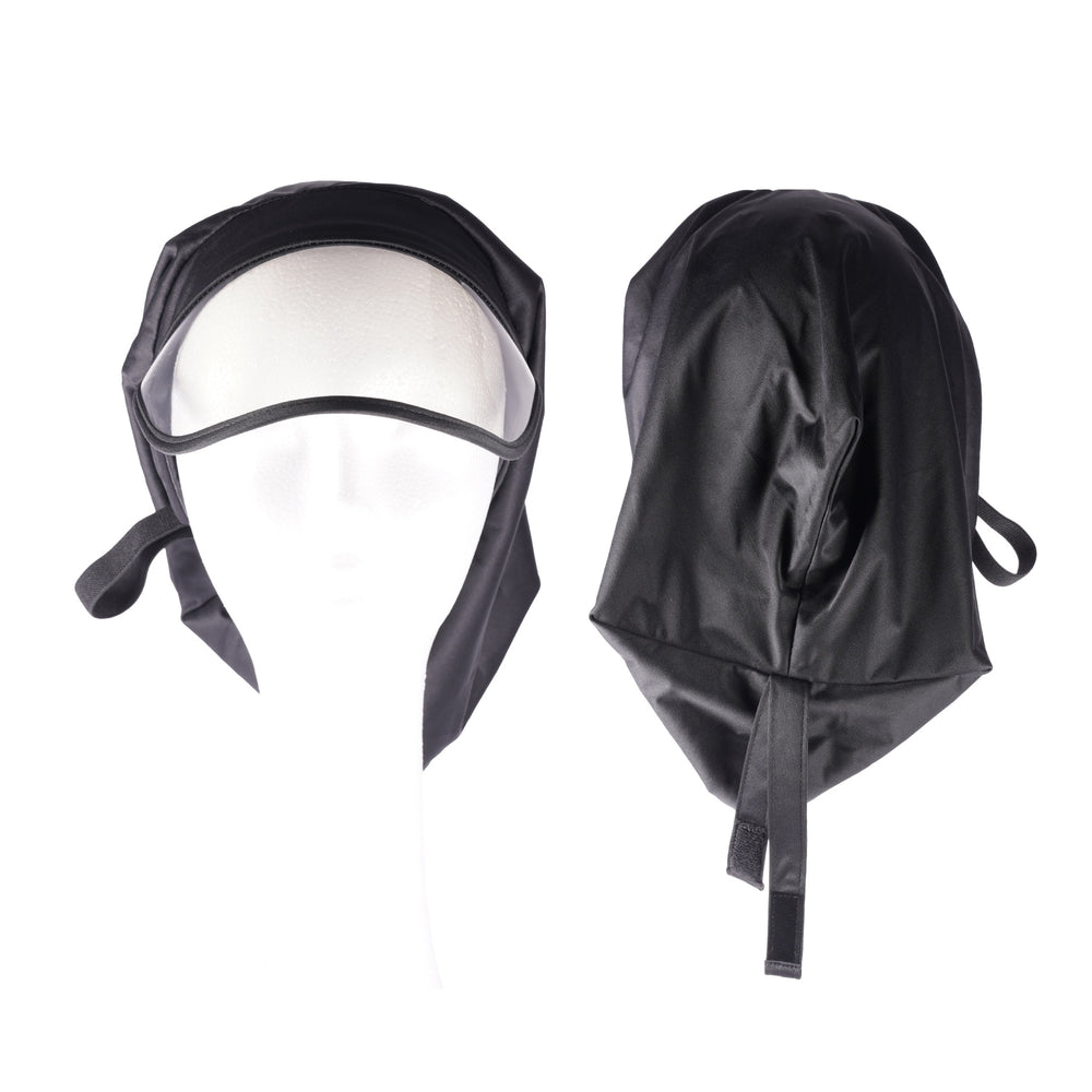 Premium Satin Lined Rain Cap__Black