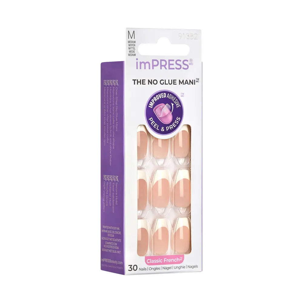 KISS imPRESS Press-On Manicure Fake Nails - Ideal