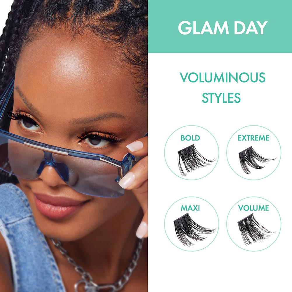 I-ENVY Press & Go Press-On Pre-Glued Lash Clusters - Glam Day I-ENVY Press & Go Press-On Pre-Glued Lash Clusters - Glam Day