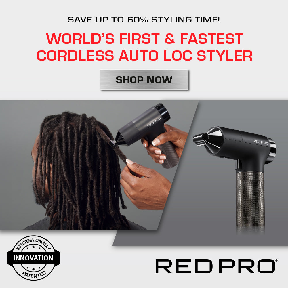 RED PRO LOC-KING Cordless Auto Loc Styler & Jet King Cordless Electric Compressed Air Blower