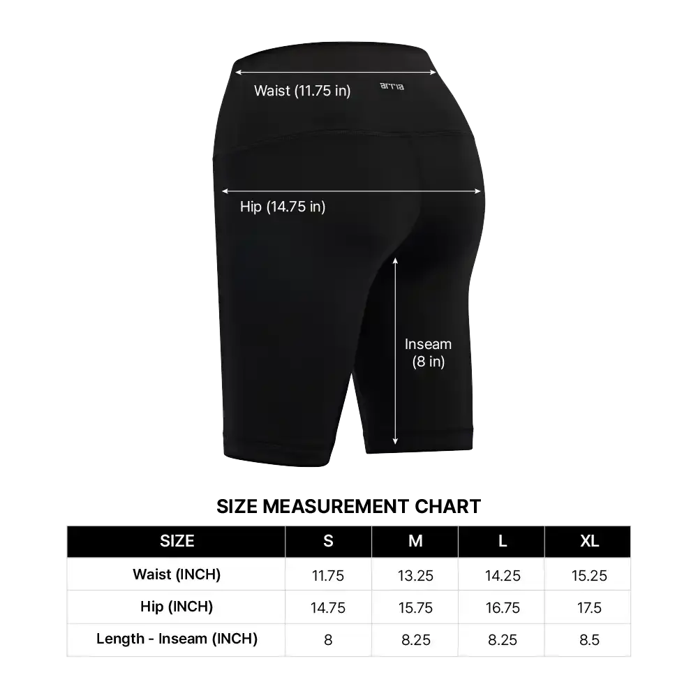 Women’s High Rise Biker Shorts – Buttery Soft, Tummy Control, Stylish Activewear