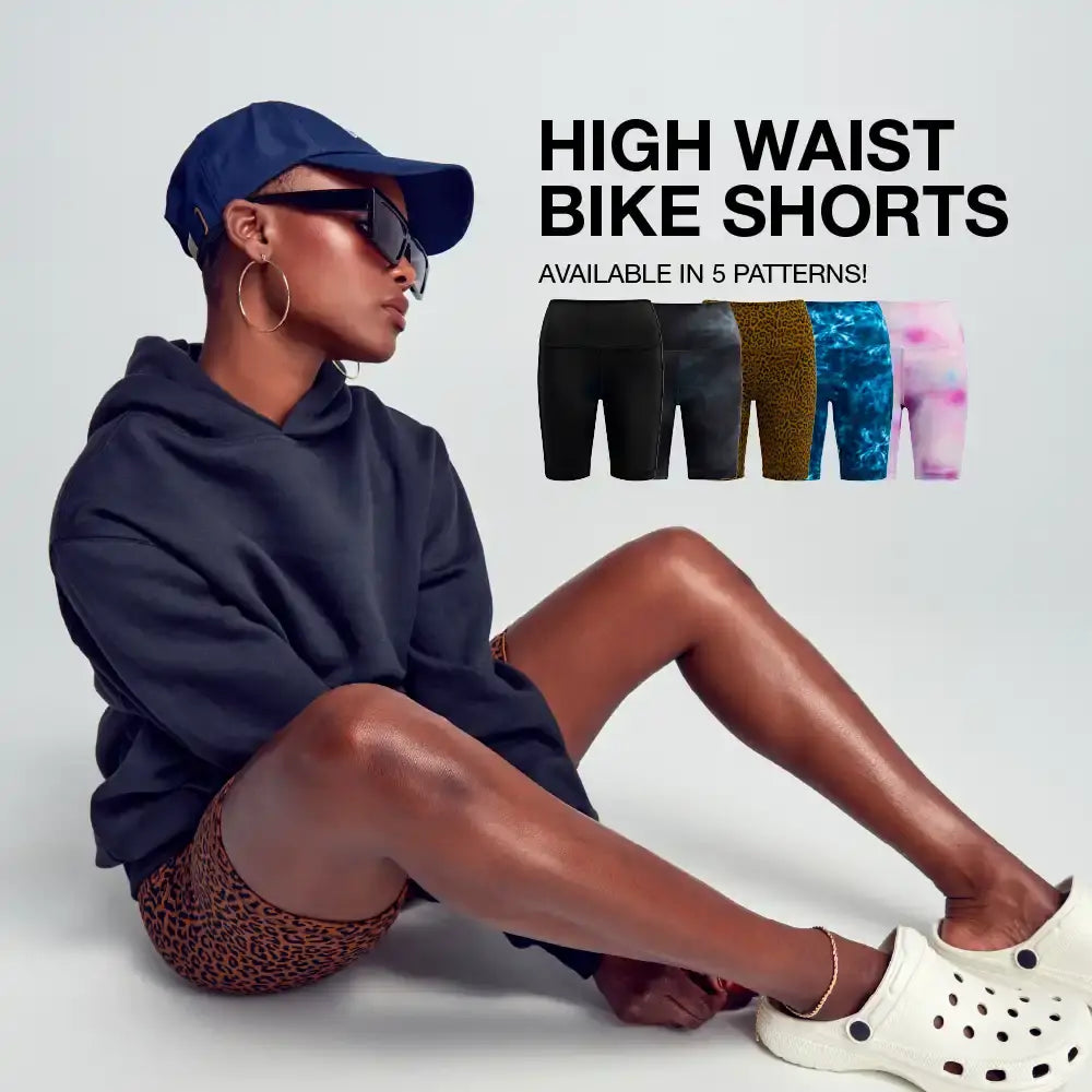 Women’s High Rise Biker Shorts – Buttery Soft, Tummy Control, Stylish Activewear