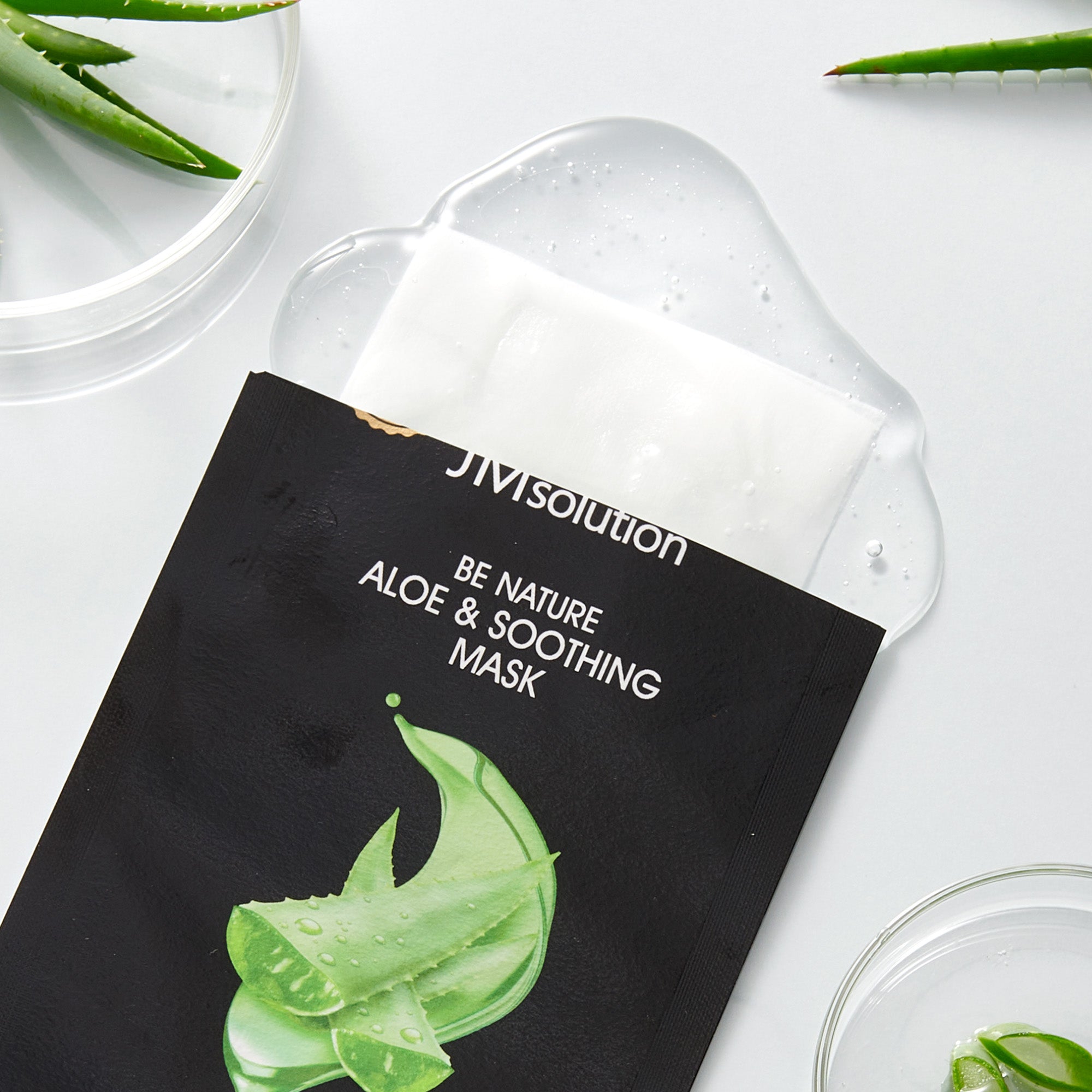 JMsolution Be Nature Aloe & Soothing Mask | Vegan Certified Sheet | Intense Hydration & Calming Care | 10 Sheets (0.81 fl.oz x 10)