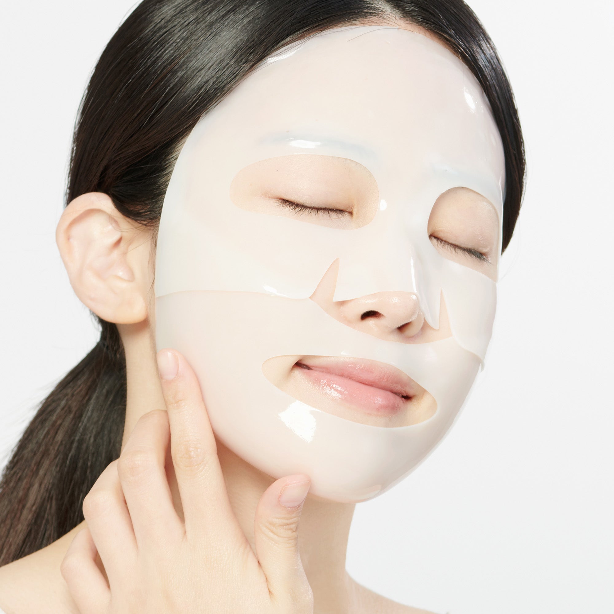 JMsolution Bio-Collagen PDRN Firming Mask | Melting Hydrogel Sheet | Ultra-Low Molecular Collagen & Peptides | Overnight Radiance Care | 4 Sheets (1.19 oz x 4)