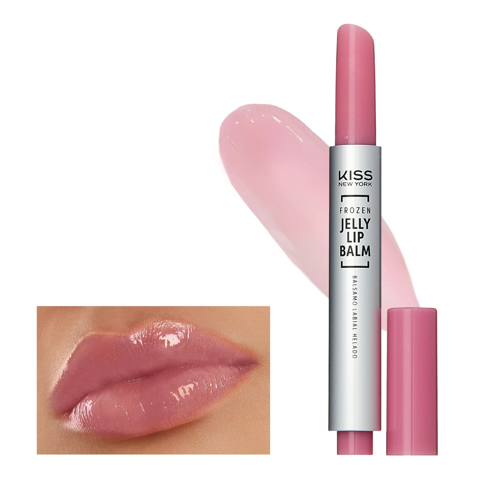 Frozen Jelly Lip Balm Pen - High Shine Lip Gloss for Sheer Tint__S.Trans Red