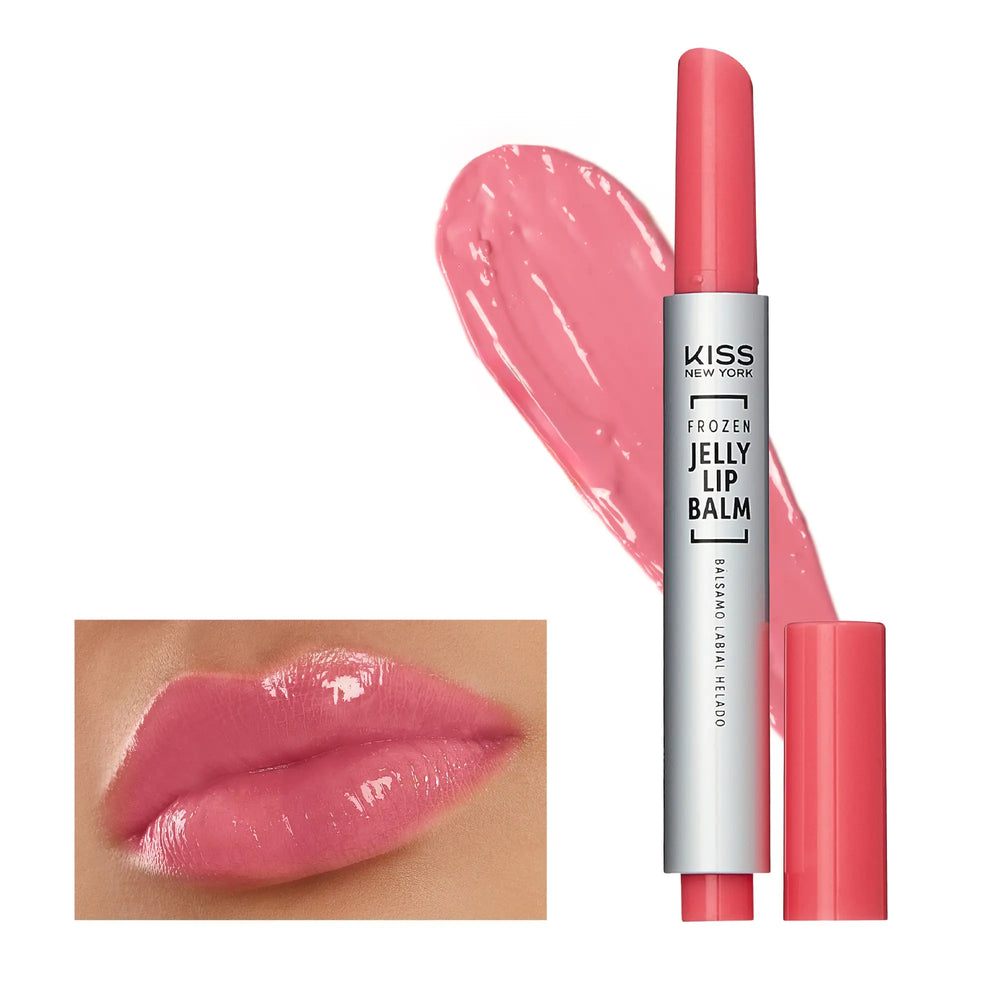 Frozen Jelly Lip Balm Pen - High Shine Lip Gloss for Sheer Tint__Soft Pink