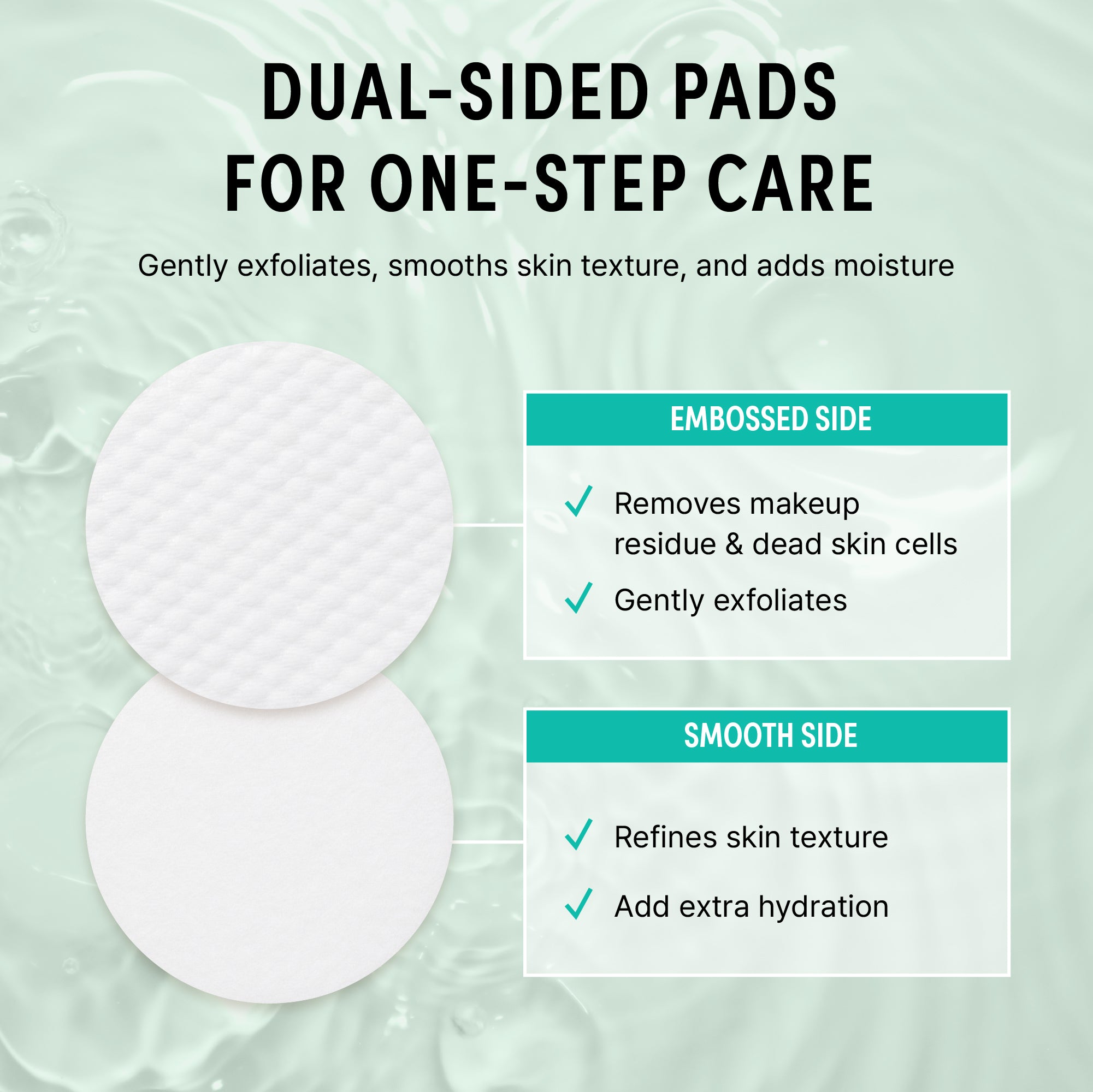 KISS NEW YORK Clear Refine Pore Pad - Gentle Exfoliating & Pore Minimizing Toner Pad with LHA, PHA, and Cica (70 Pads)