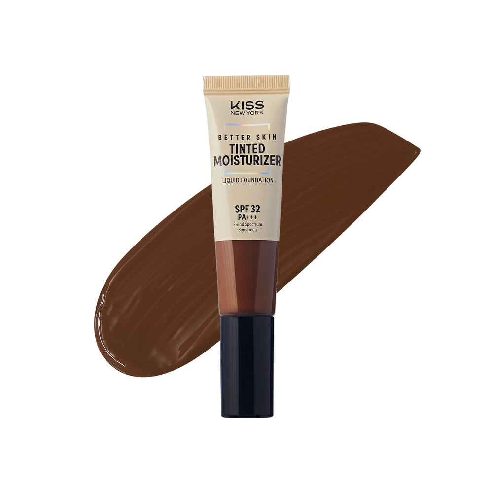 Hydrating Tinted Moisturizer SPF 32 PA+++ Buildable Coverage for Deep Skin Tones, 12H Wear__420 Chestnut (Deep-Cool Undertone)