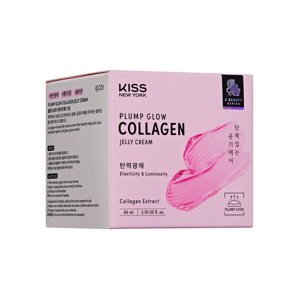 KISS NEW YORK K-Beauty Plump Glow Collagen Jelly Cream (80ml) - Elasticity & Luminosity product view.