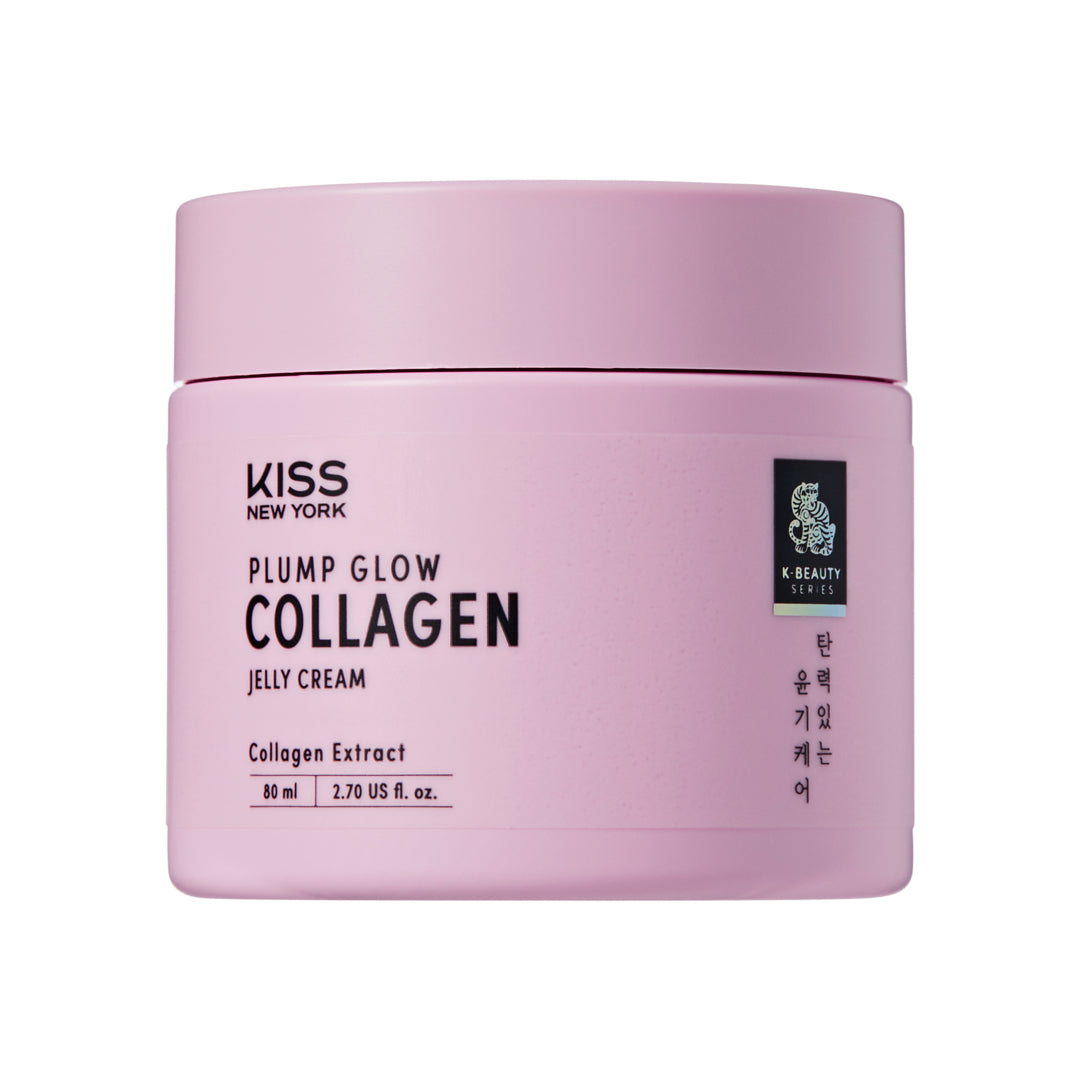KISS NEW YORK K-Beauty Plump Glow Collagen Jelly Cream (80ml) - Elasticity & Luminosity, package front.