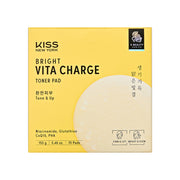 KISS NEW YORK Bright Charge Vita Pad - Radiance Boosting & Antioxidant Toner Pad with Niacinamide, Glutathione, and CoQ10 (70 Pads)