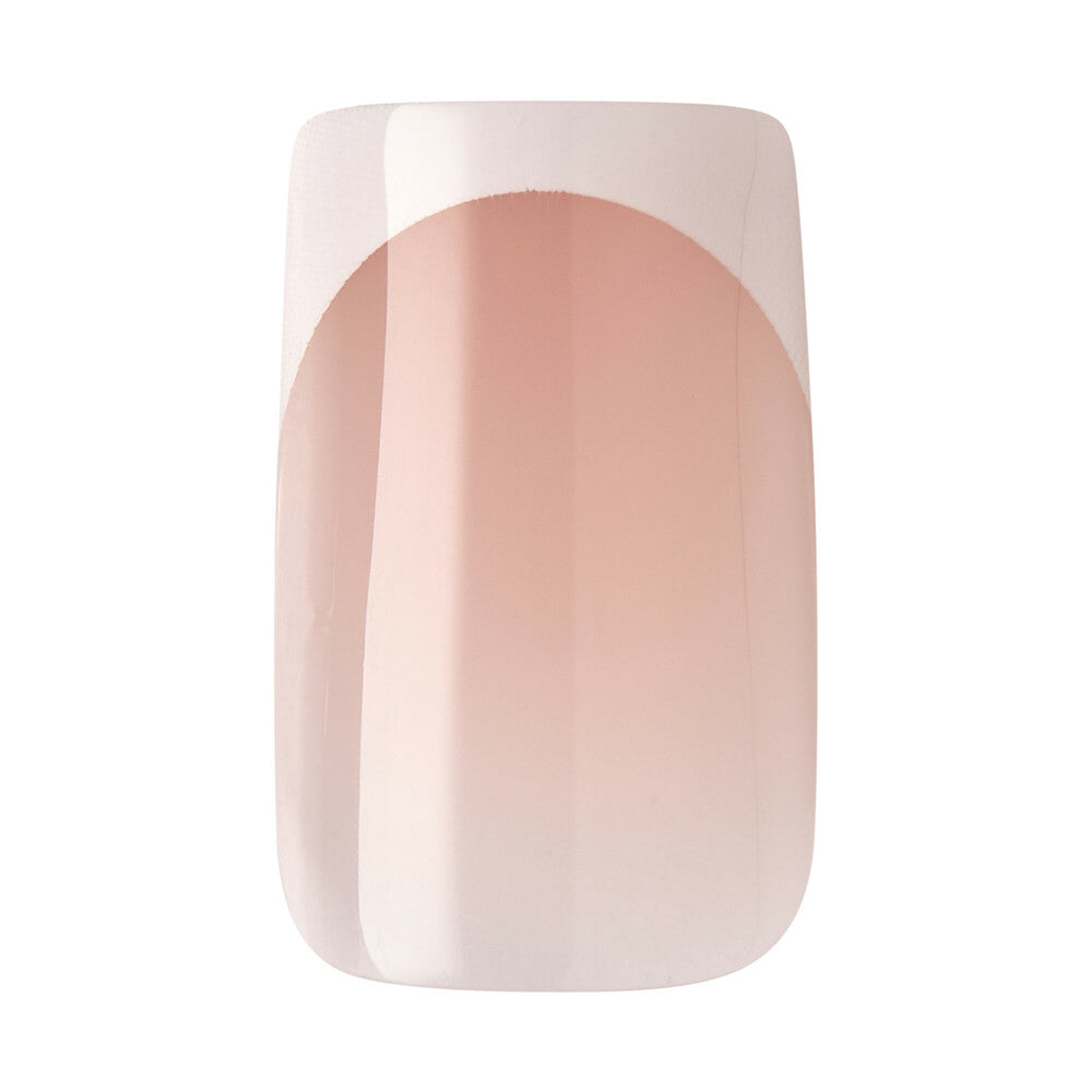 CS05_extra_004 "KISS Classy Press-On Nails – French Tip & Floral Designs, Short Square product view."