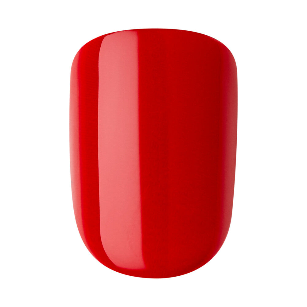 IM33_extra_002 "KISS imPRESS Press-On Nails – Adore You, Short Square Red product view."