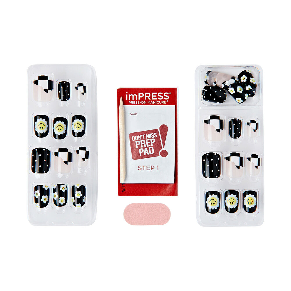 IM50_extra_005 "KISS imPRESS No Glue Press-On Nails – Short Squoval Designs product view."