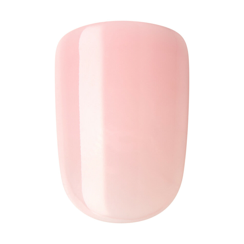 IMB02C_extra_002 "KISS imPRESS No Glue Press-On Nails – Natural Nude Shades, Short Squoval product view."
