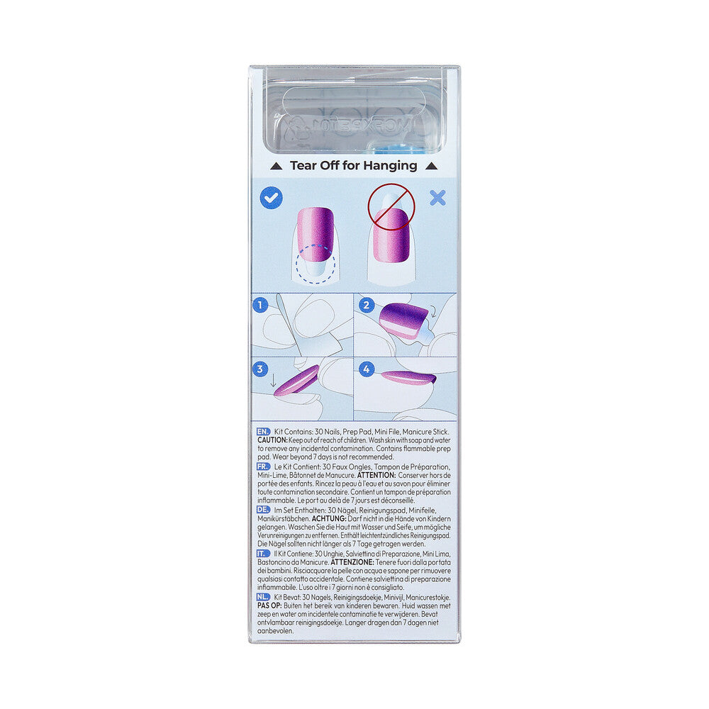 IMCF14C_extra_004 "KISS imPRESS Color FX No Glue Mani Press On Nails 30 Pcs, package back."