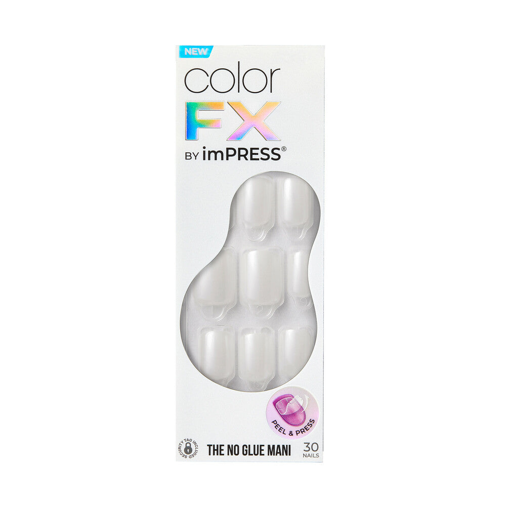 IMCF19_MAIN "KISS imPRESS Color FX No Glue Mani Press On Nails 30 Pcs in Universal, package front."