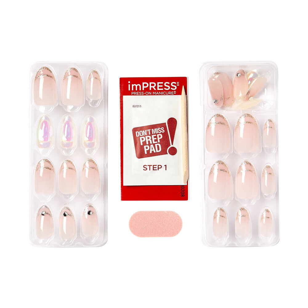 IME01_extra_004 "KISS imPRESS Premium Press-On Nails – Decorative Designs, Short & Medium product view."