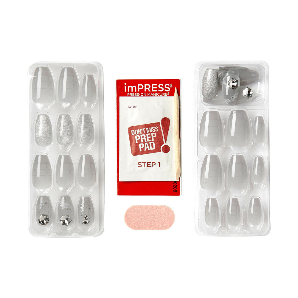 IME02_extra_004 "KISS imPRESS Premium Press-On Nails – Decorative Designs, Short & Medium product view."