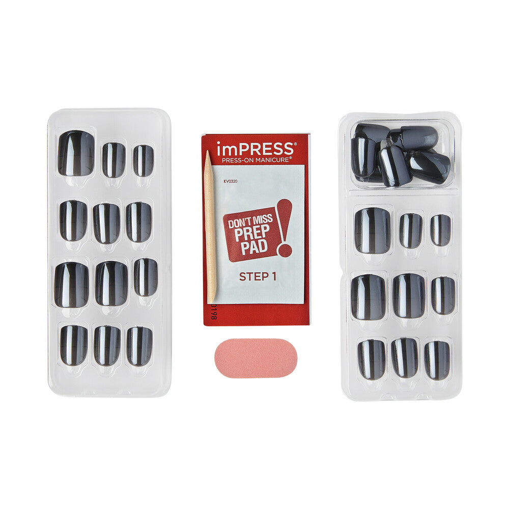 IME03XY2_extra_004 "KISS imPRESS Premium Glazed Donut Press-On Nails – Glossy Finish, Short product view."