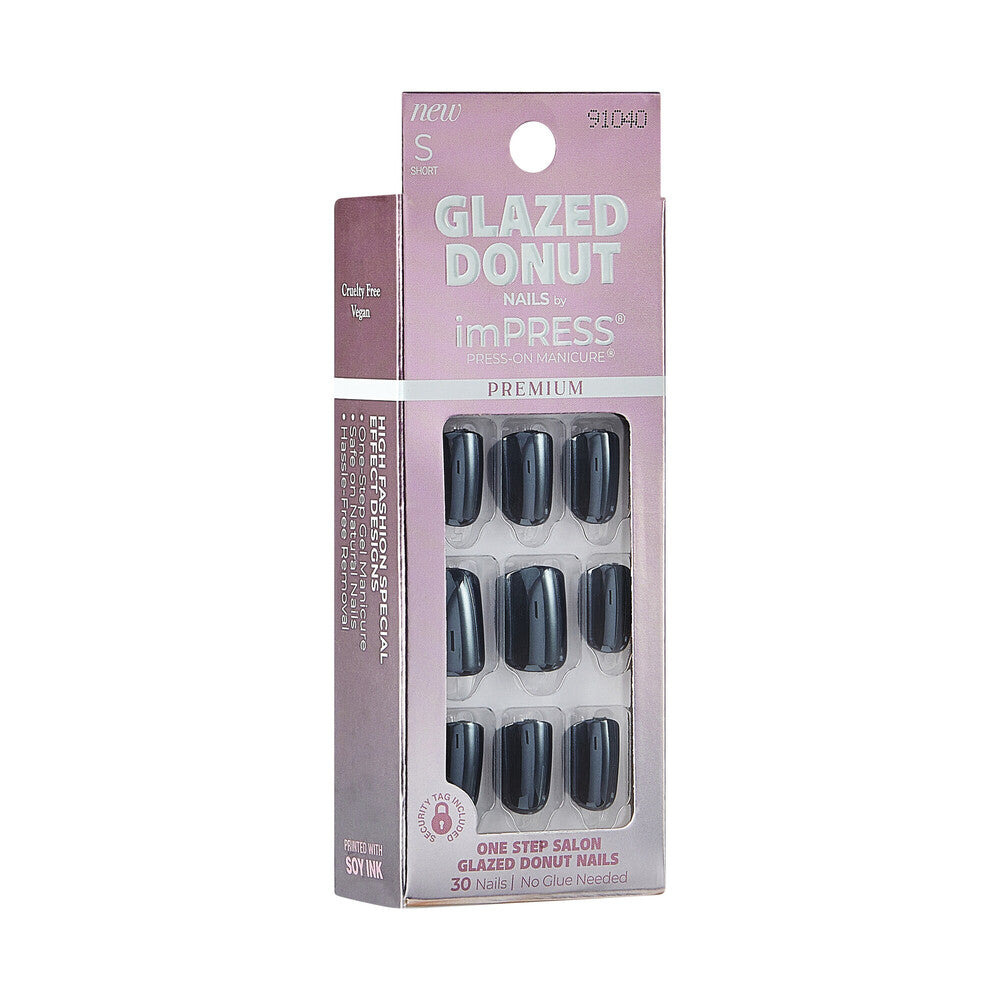 IME03XY2_extra_005 "KISS imPRESS Premium Glazed Donut Press-On Nails – Glossy Finish, Short product view."
