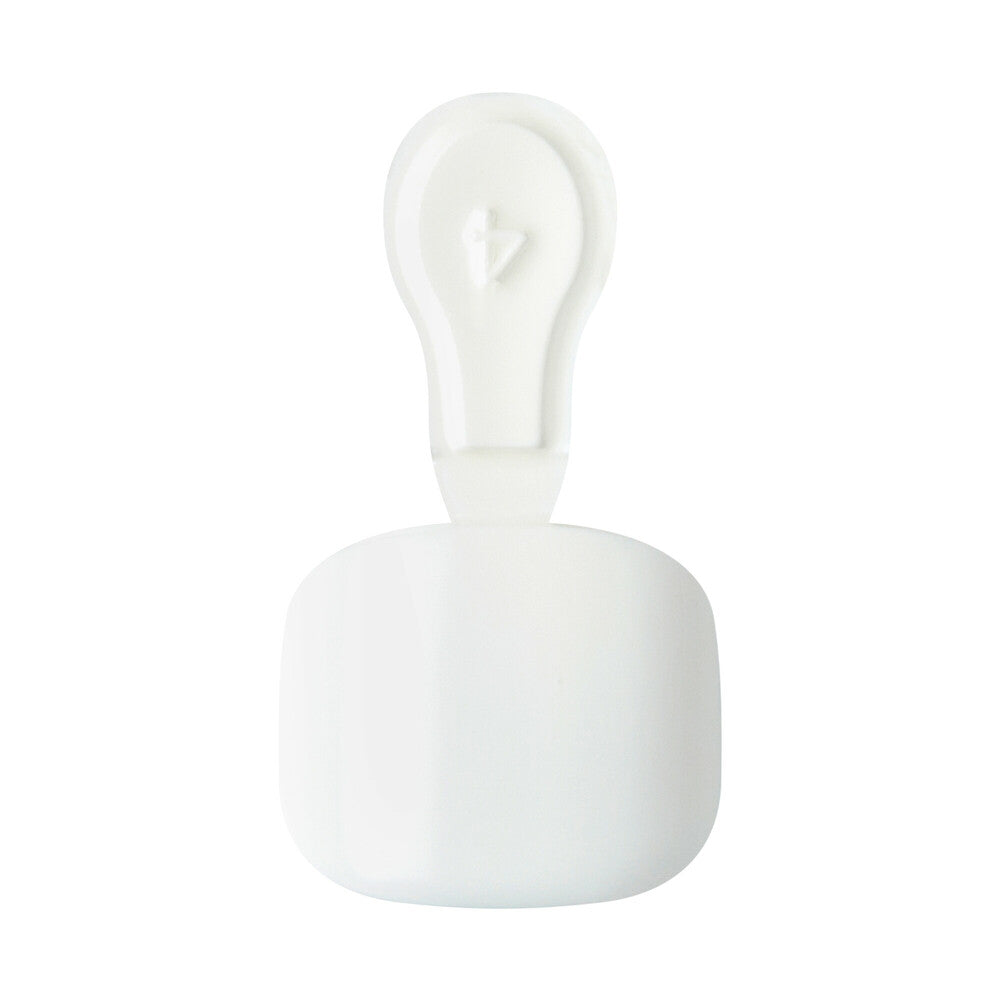 KISS imPRESS Toe Nails – White Sky, Soft Shimmer Press-On Pedicure product view.
