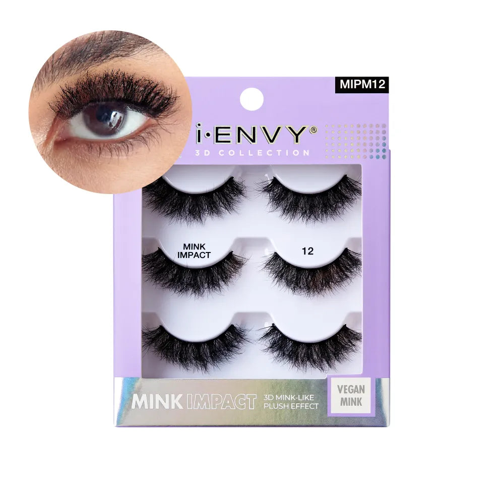 iENVY Mink Impact Multipack Vegan Strip Lashes – Ivy Beauty