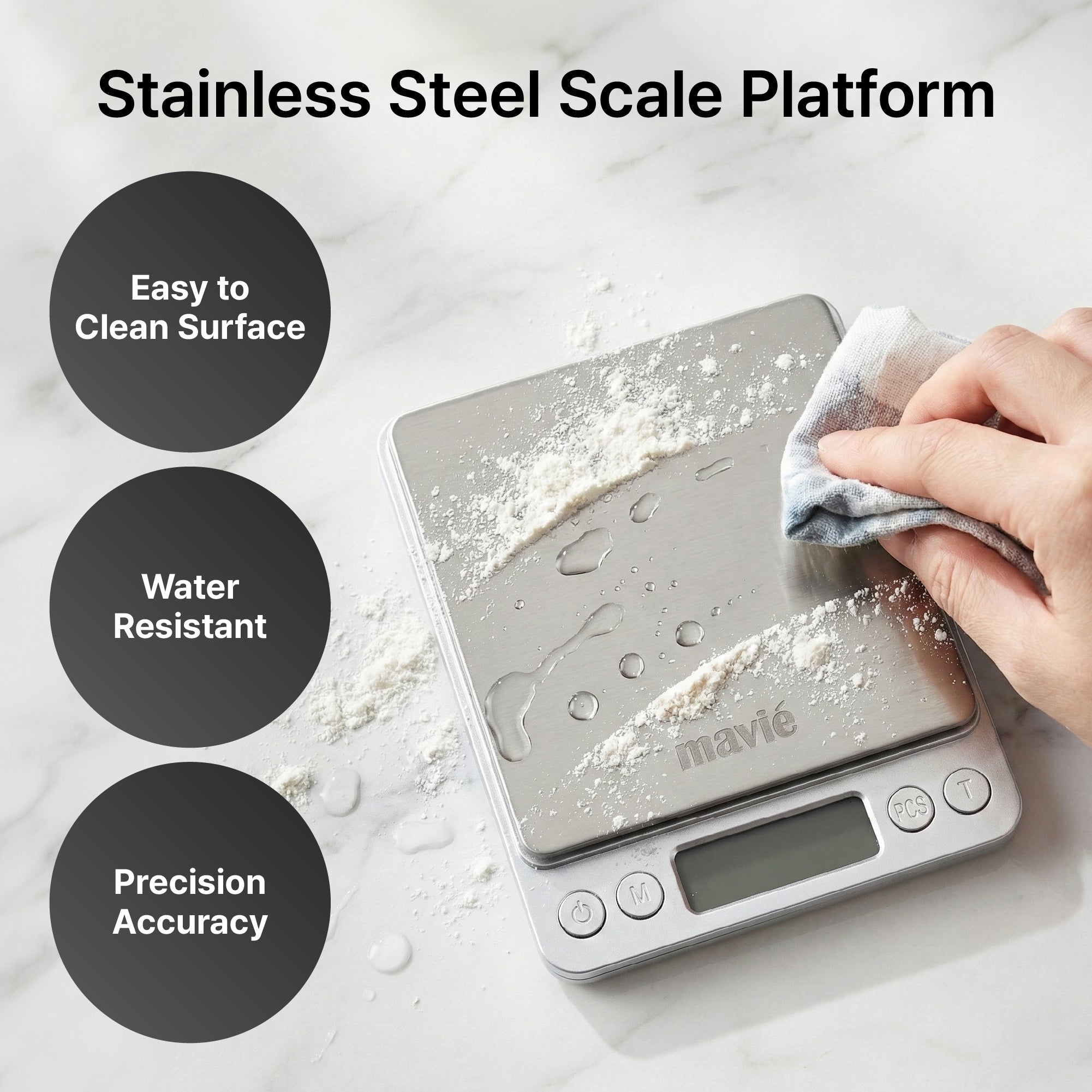 Digital Travel Pocket Scale with Protective Case – 3kg High Capacity, 9 Weighing Units & Blue B