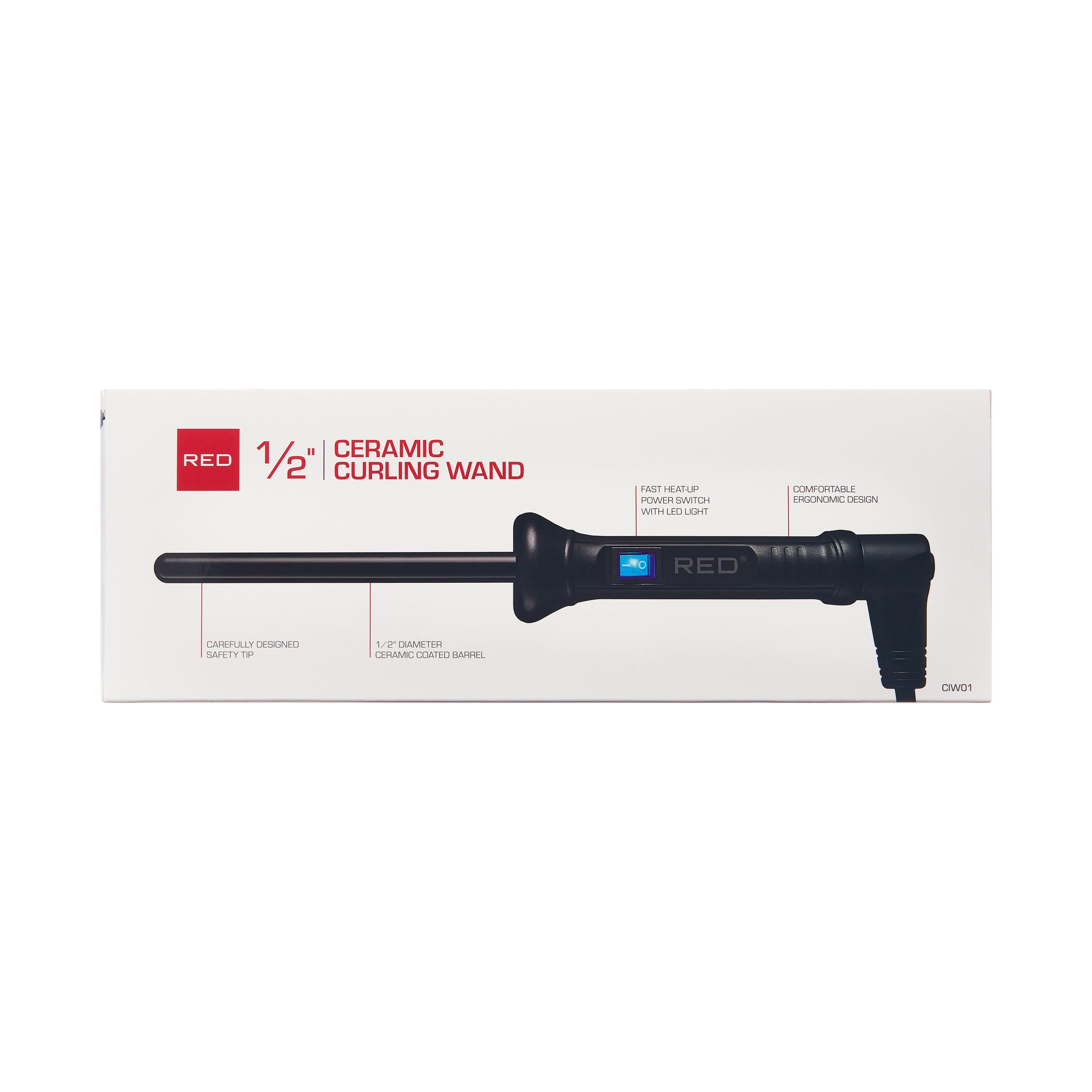 Ceramic Curling Wand Set With Interchangeable Barrels For Smooth Curls