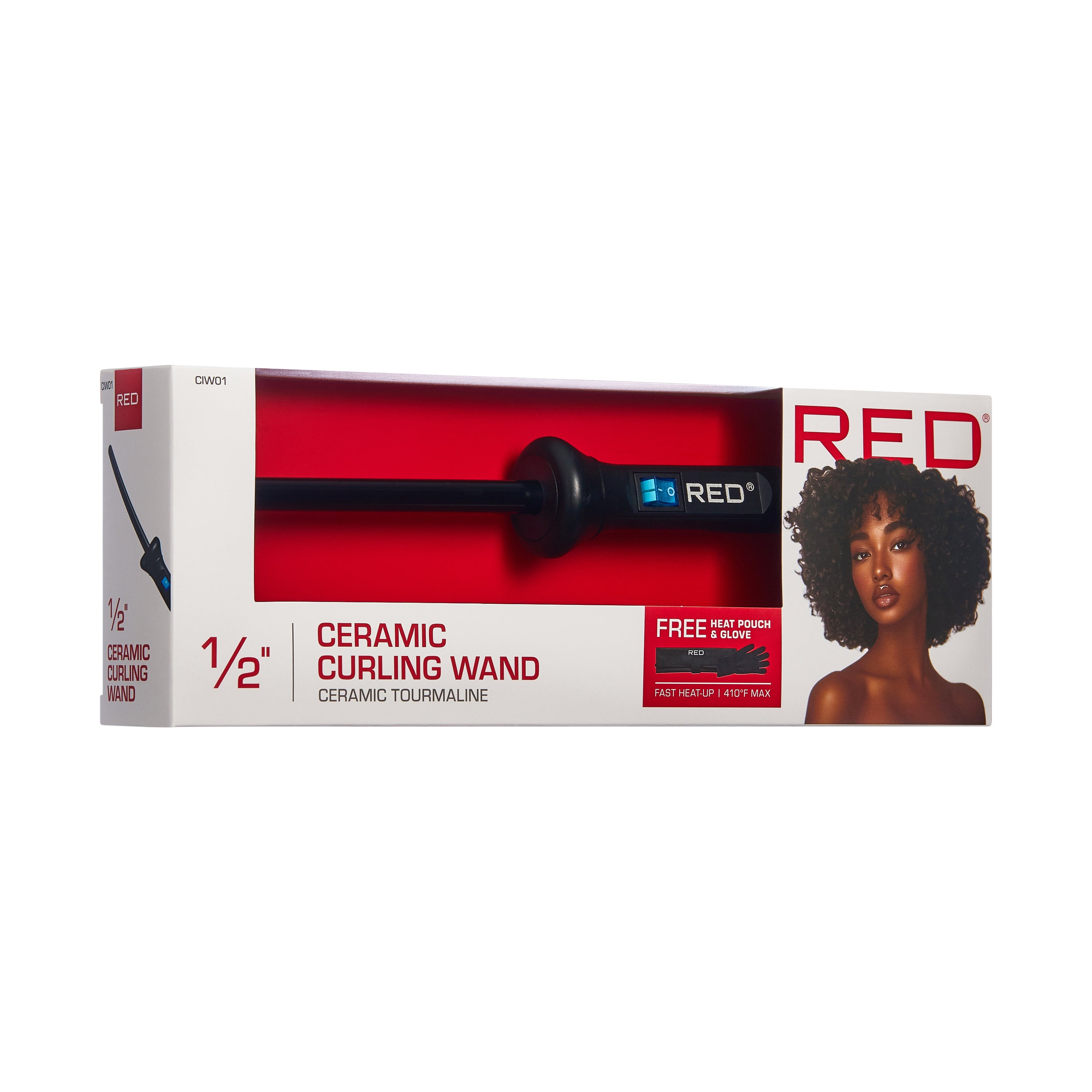 Ceramic Curling Wand Set With Interchangeable Barrels For Smooth Curls
