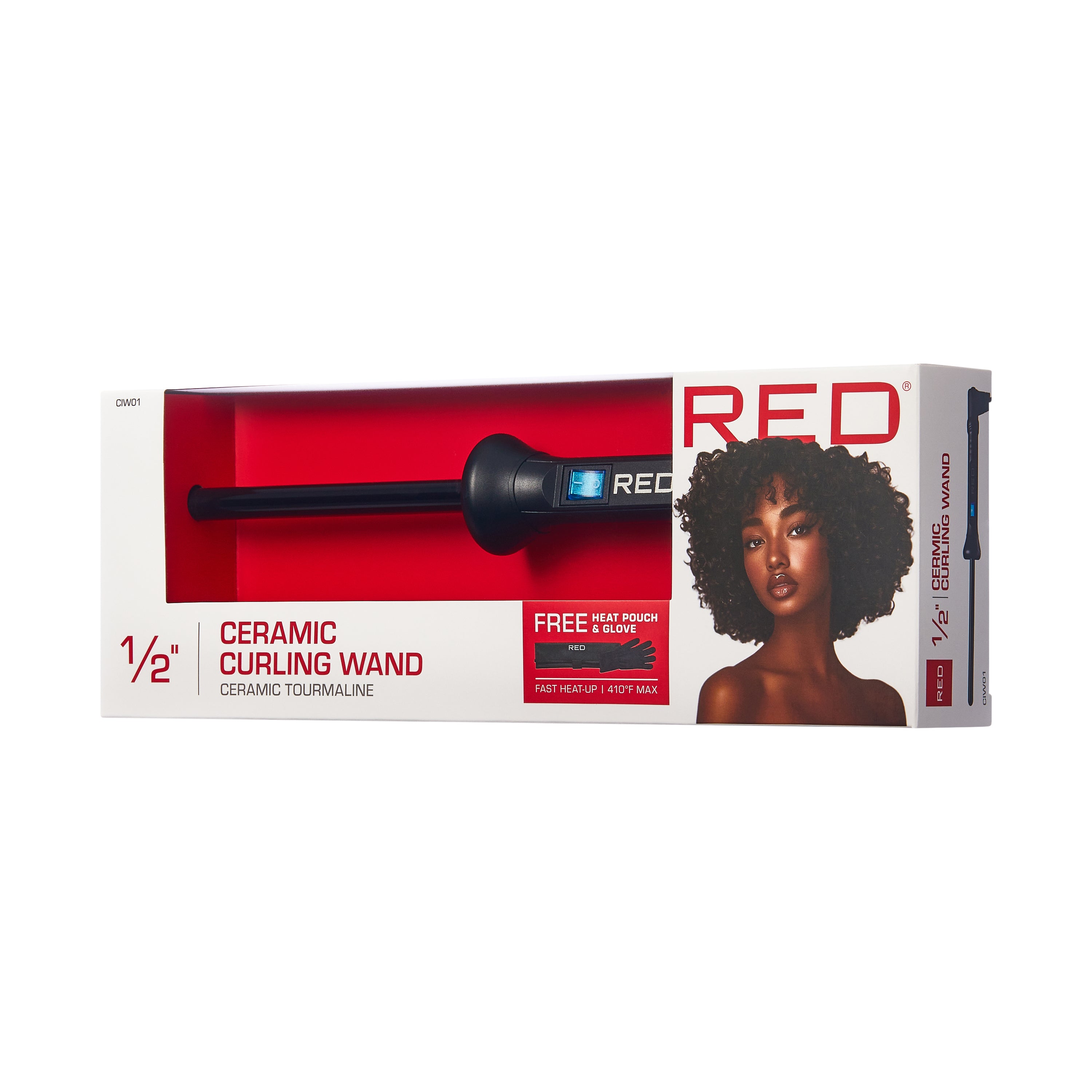 Ceramic Curling Wand Set With Interchangeable Barrels For Smooth Curls
