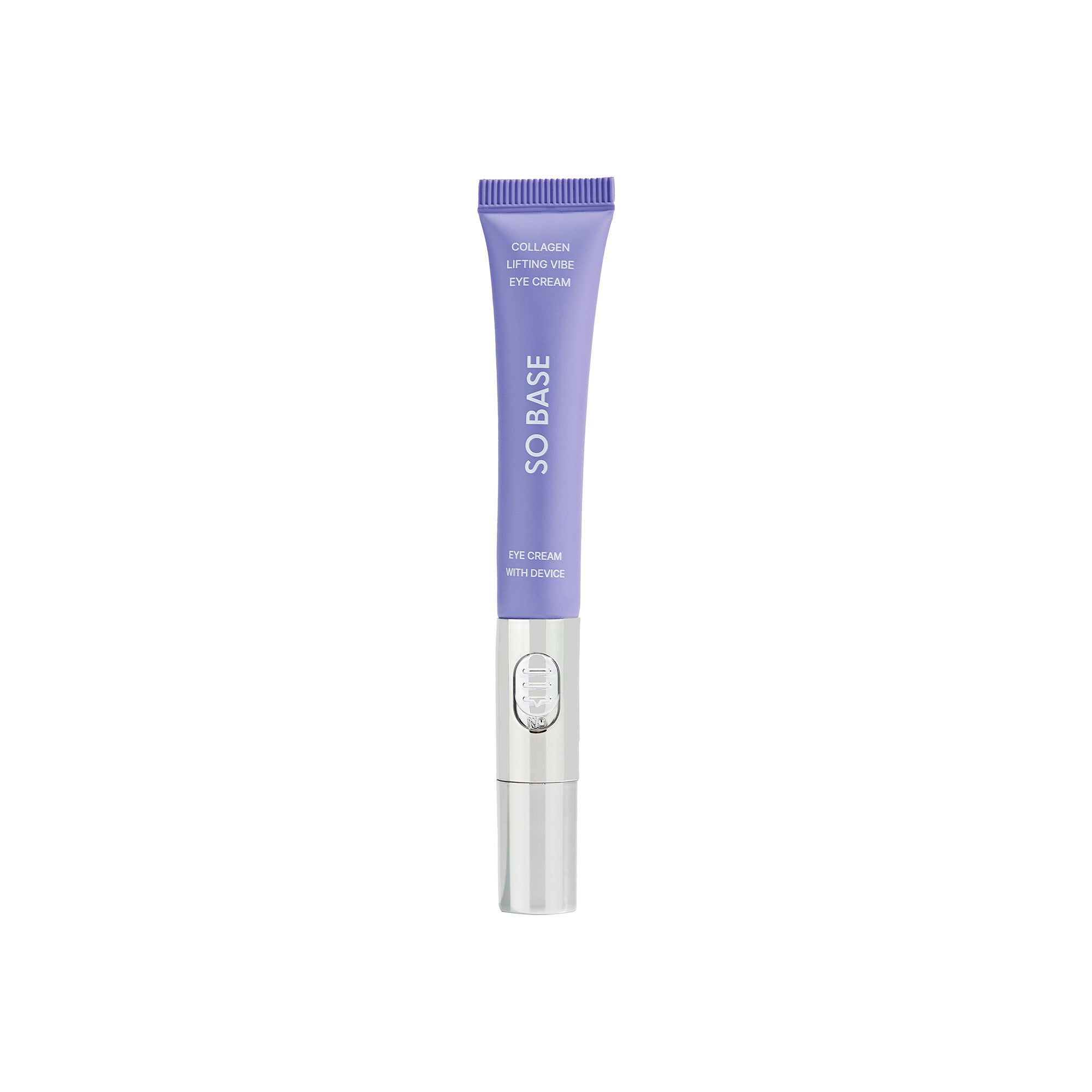 Vibrating Eye Cream for Puffy Eyes & Dark Circles - Anti-Aging Collagen Built-in Galvanic Massager