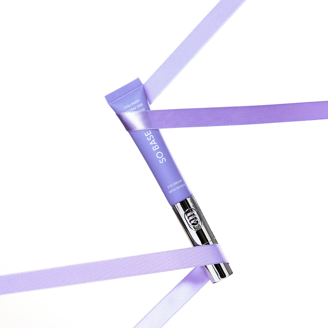 Vibrating Eye Cream for Puffy Eyes & Dark Circles - Anti-Aging Collagen Built-in Galvanic Massager