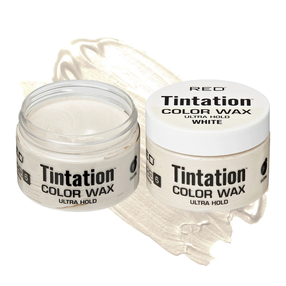 Tintation Temporary Hair Color Wax – Vivid Instant Color__White