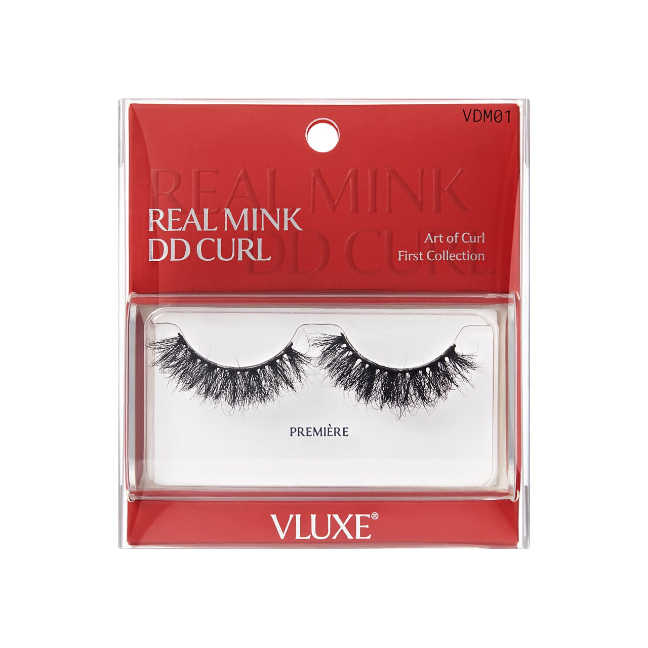 vdm01_main"VLuxe 100% Real Mink DD Curl Strip Eyelashes with Luxury Case product view."