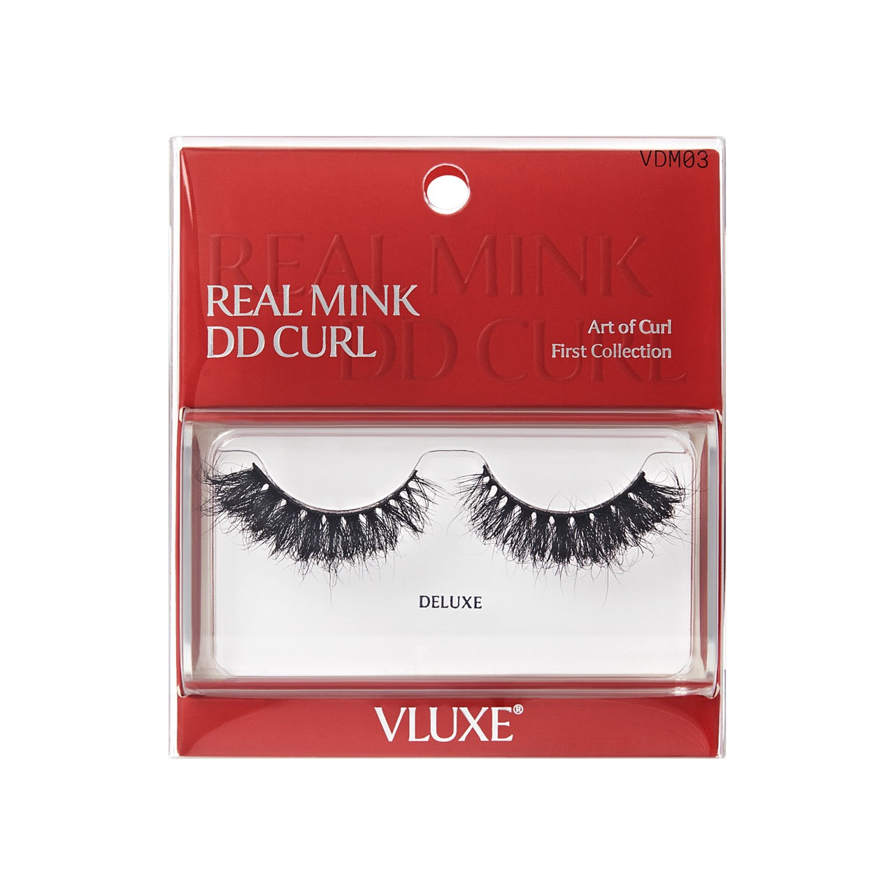 vdm03_main"VLuxe 100% Real Mink DD Curl Strip Eyelashes with Luxury Case product view."