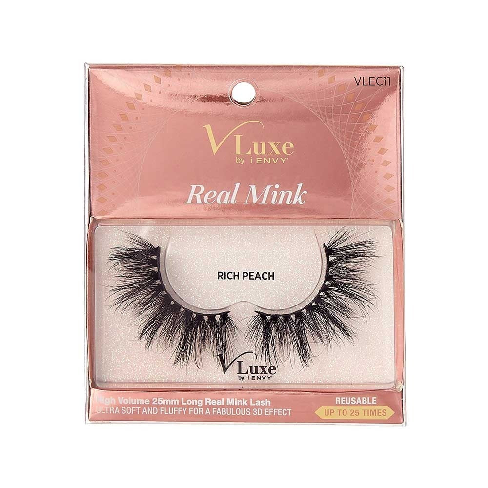 Real Mink Lashes - Rich Peach__Vluxe_VLEC11_main