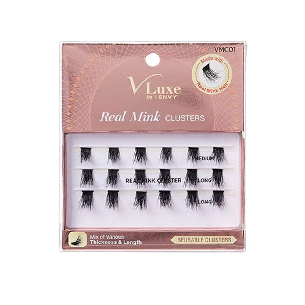 Real Mink Cluster Lashes__Vluxe_VMC01_main