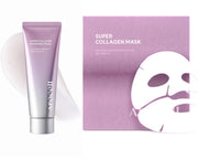 Super Collagen Mask (4pcs) with Wrapping Mask Cream